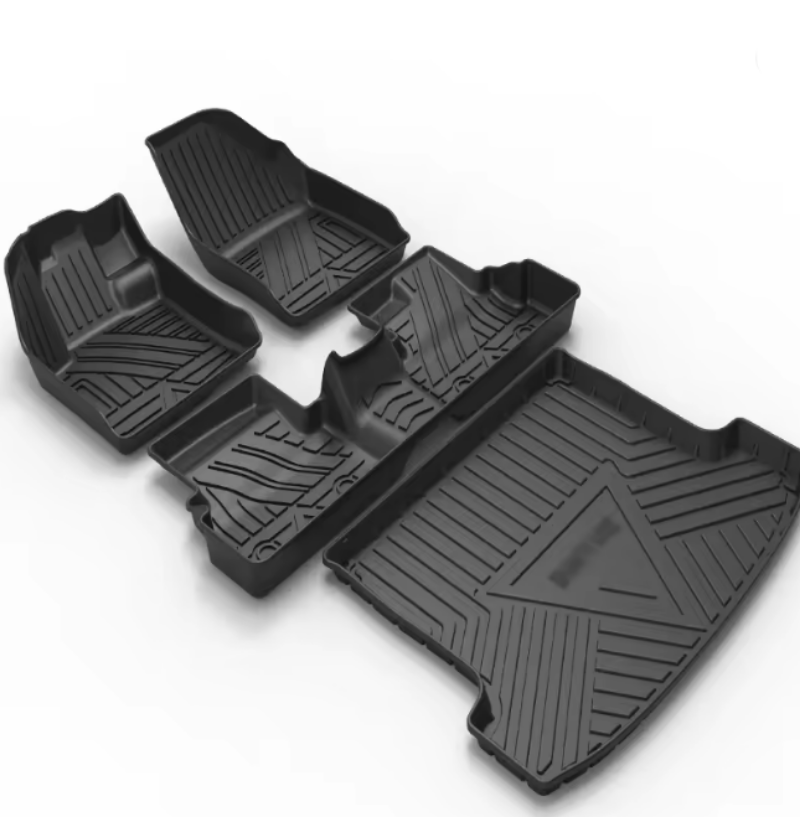 TAPETE BANDEJA 3D PREMIUM 5 PEÇAS  INCLUSO PORTA MALAS